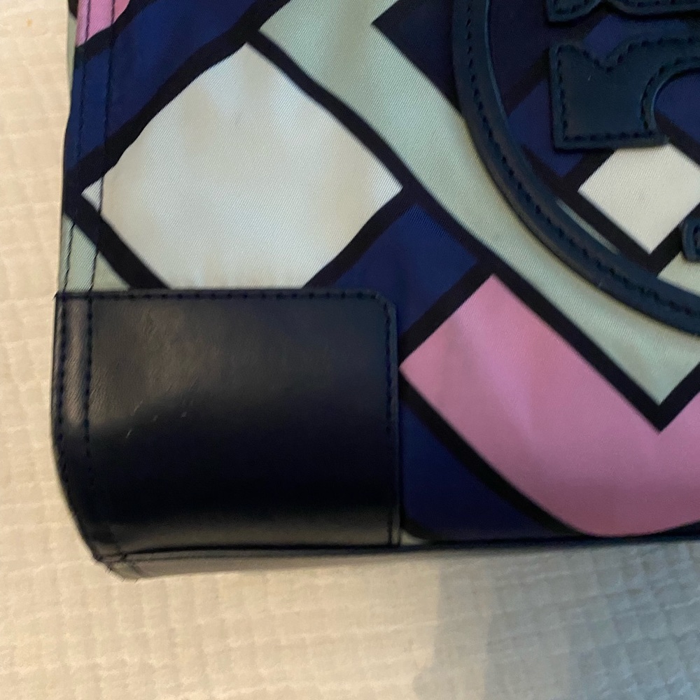 COPY - Tory Burch Ella printed tote multicolor leather /nylon materials - Picture 7 of 16